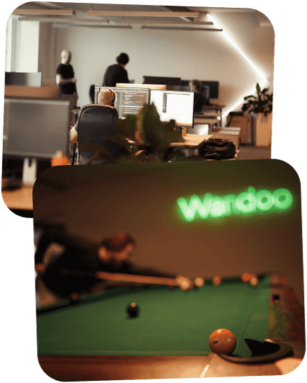 Two pictures of Wandoo office